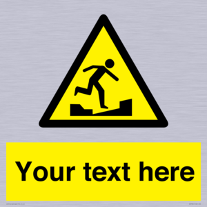 Custom warning uneven surface